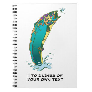 Trout Fishing Spiral Notebook