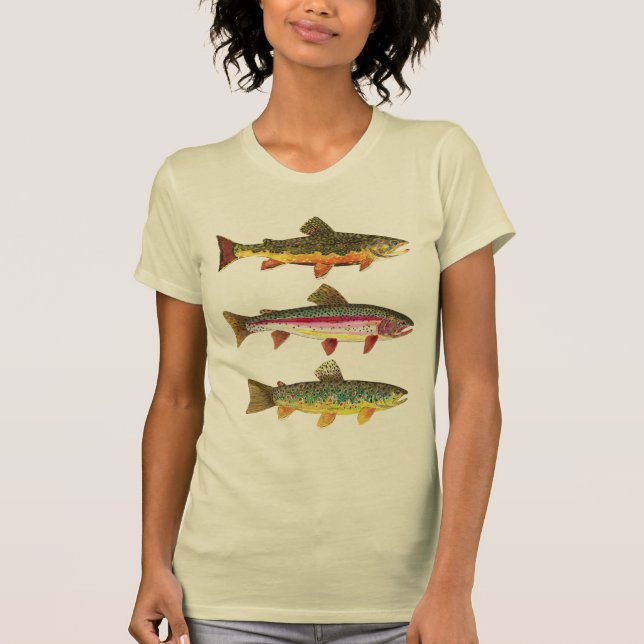Trout Fishing T-Shirt (Front)