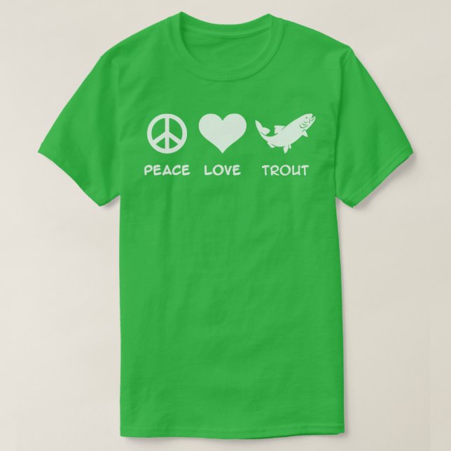 Trout fishing T-Shirt (Design Front)