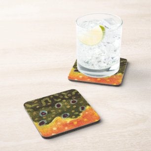 Trout Fly Fishing Coaster