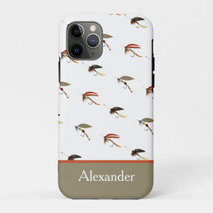 Trout Fly Fishing Flies Watercolor design Case-Mate iPhone Case