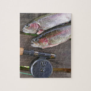 Trout Fly Fishing Jigsaw Puzzle