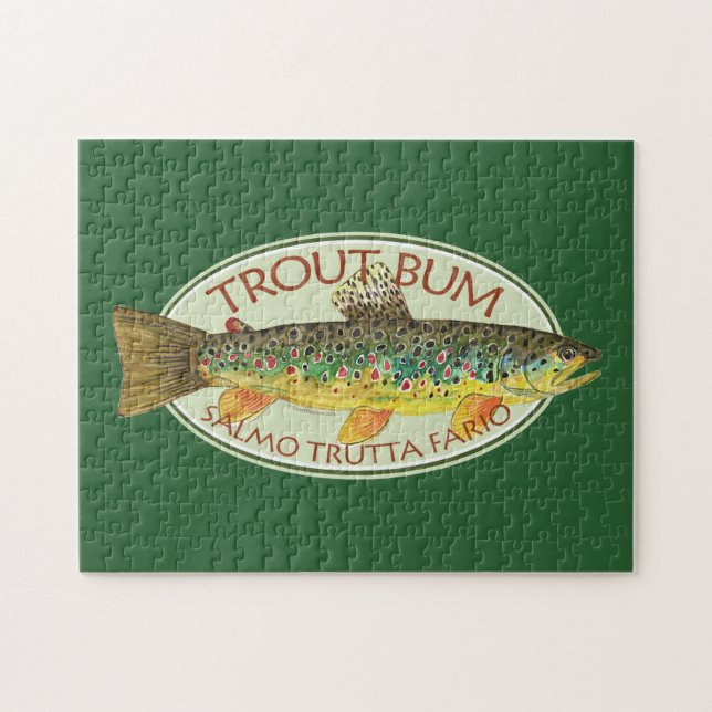 Trout Fly Fishing Jigsaw Puzzle (Horizontal)