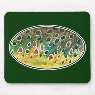 Trout Fly FIshing Mouse Pad