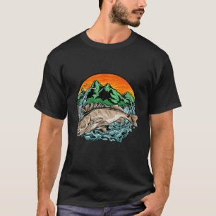 Trout Fly Fishing Nature For Mountain Lover And Fi T-Shirt