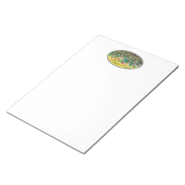 Trout Fly FIshing Notepad (Angled)