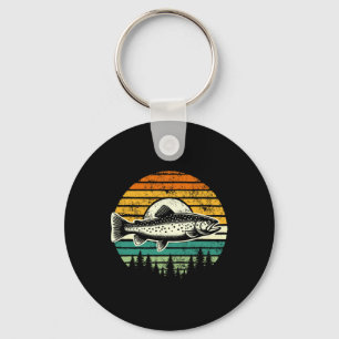 Trout Fly Fishing Outdoor Forest Nature Wildlife V Key Ring