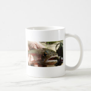 Trout in Hands Coffee Mug