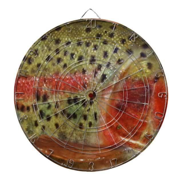 Trout in Hands Dartboard (Front)