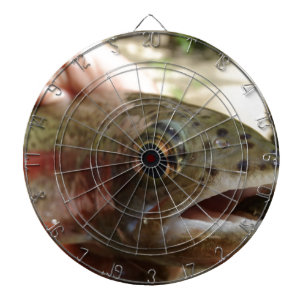 Trout in Hands Dartboard