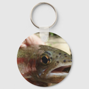 Trout in Hands Key Ring