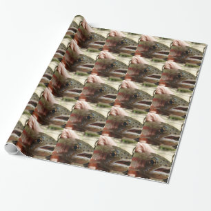 Trout in Hands Wrapping Paper