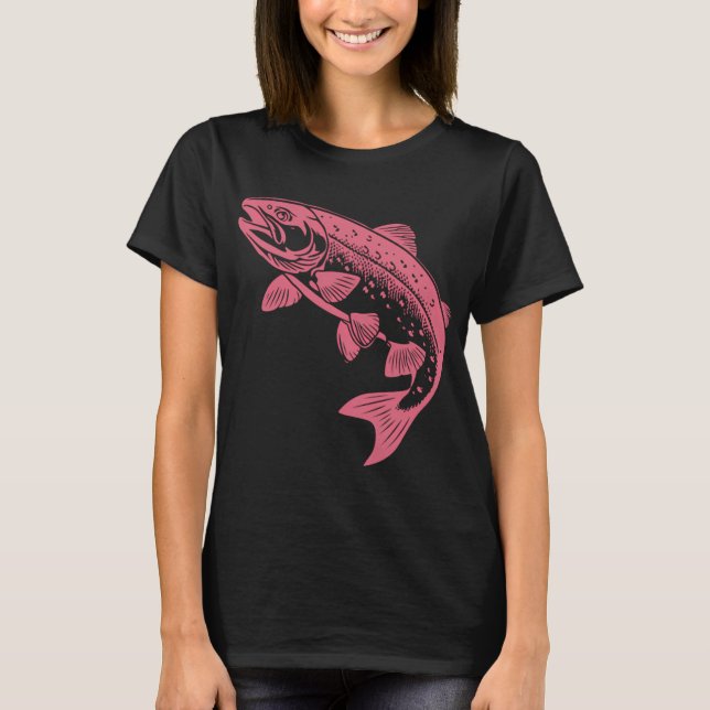 Trout in Motion T-Shirt (Front)