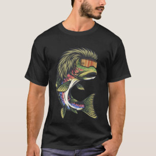 Trout Mullet Pit Vipers Sticker T-Shirt