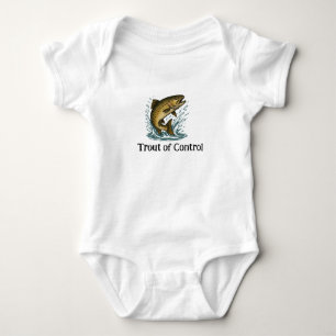 Trout of Control Baby One-Piece Bodysuit