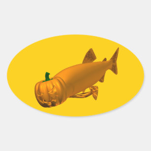 Trout Oval Sticker