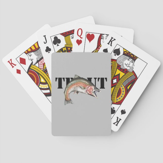 Trout Playing Cards (Back)