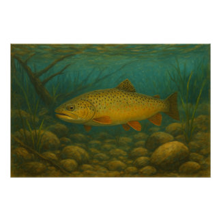 Trout Poster Print