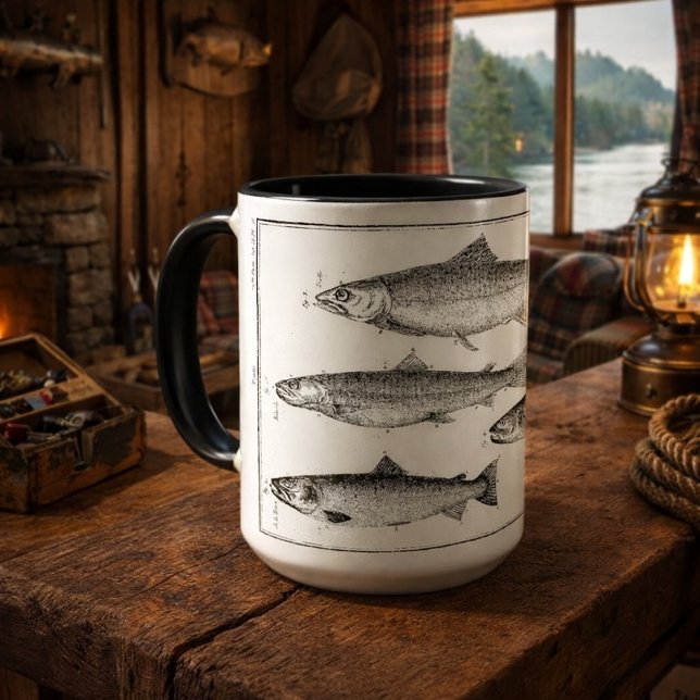 Trout & Salmon 1700's Repro Print Mug (Creator Uploaded)