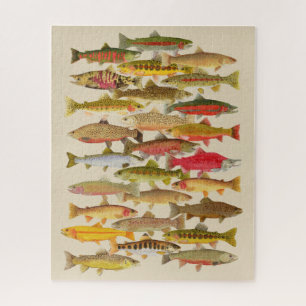 Trout & salmon jigsaw puzzle