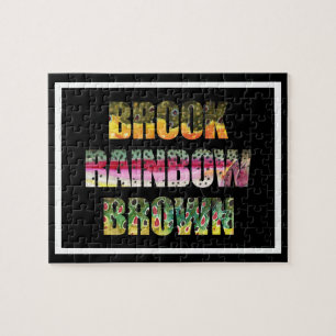 Trout Skins of the Brook, Rainbow, Brown Jigsaw Puzzle