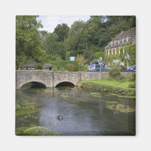 Trout stream in the village of Bibury, Magnet