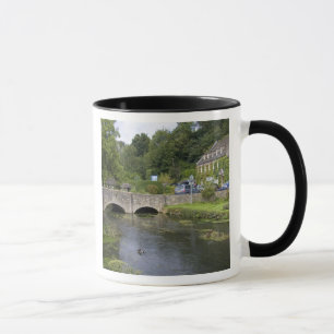Trout stream in the village of Bibury, Mug