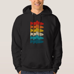 Trout Vintage Fish Fly Fishing Fisherman Hoodie