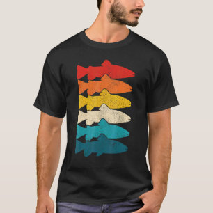 Trout Vintage Fish Fly Fishing Fisherman T-Shirt
