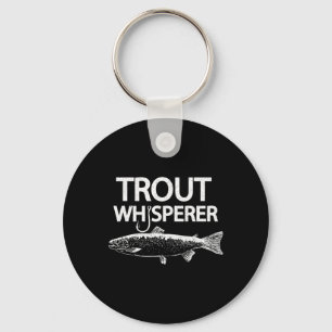 Trout Whisperer Funny Fly Fisherman Tee  Key Ring