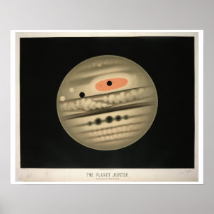 Trouvelot's Jupiter Poster