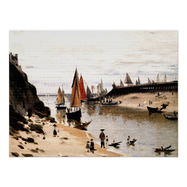 Trouville Breakwater Poster (Front)