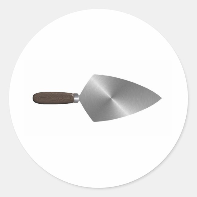 Trowel Classic Round Sticker (Front)
