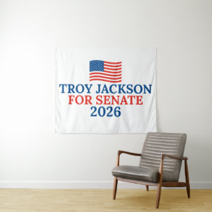 Troy Jackson for Senate 2026 Maine Election Tapestry