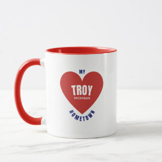 Troy Michigan Hometown Coffee Mug