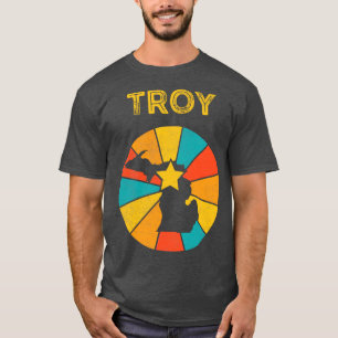 Troy Michigan Vintage Distressed Souvenir 1 T-Shirt