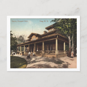 Troy NY Casino, Prospect Park, 1910 Vintage Postcard