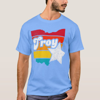 Troy Ohio Vintage Distressed Souvenir 2 T-Shirt