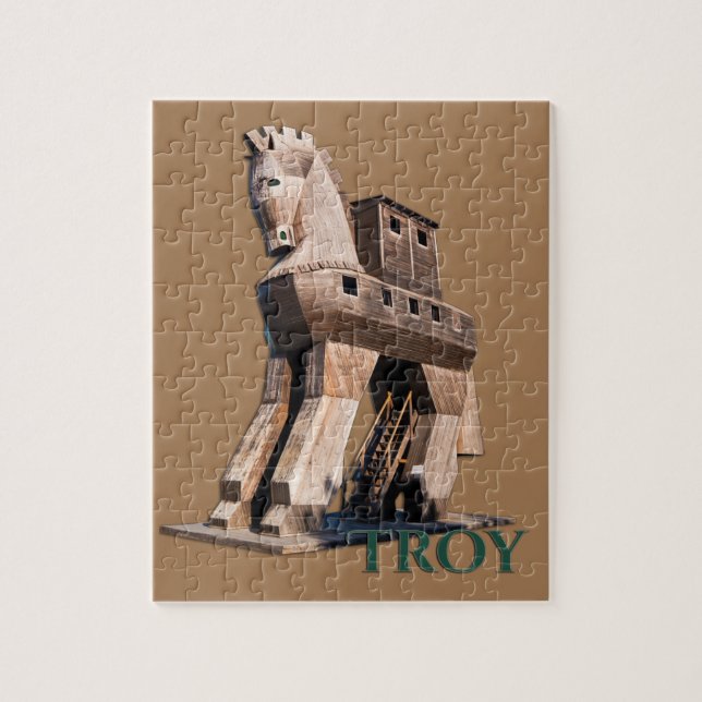 Troy: Trojan Horse Jigsaw Puzzle (Vertical)