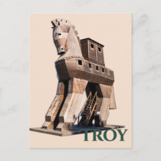 Troy: Trojan Horse Postcard