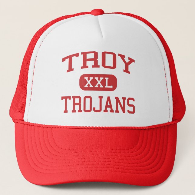 Troy - Trojans - Junior High School - Troy Ohio Trucker Hat (Front)