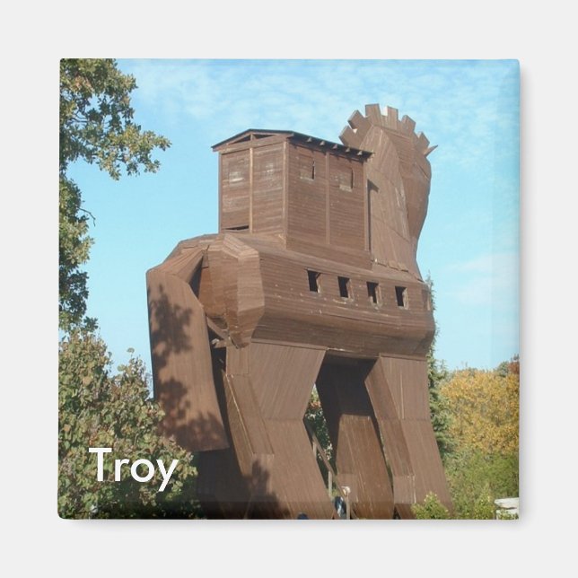 Troyan Horse Magnet (Front)