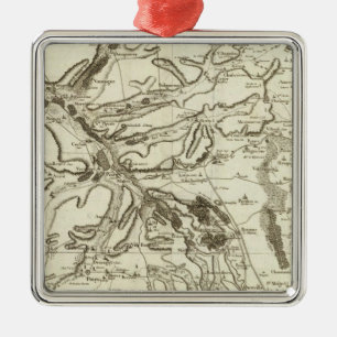 Troyes Metal Tree Decoration