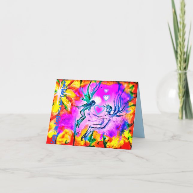 TRUBELIEVE FAERIES GREETING CARD (Front)