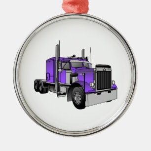 Truck 1 metal tree decoration