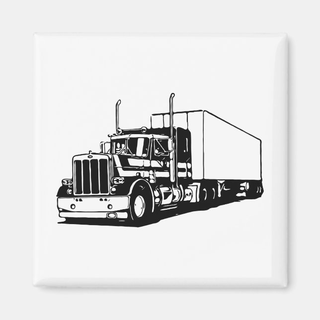 Truck and Dry-van Magnet (Front)