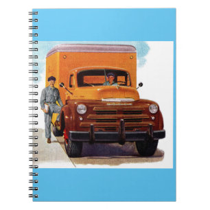 truck and truckers truckin' spiral notebook