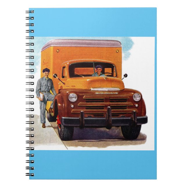 truck and truckers truckin' spiral notebook (Front)