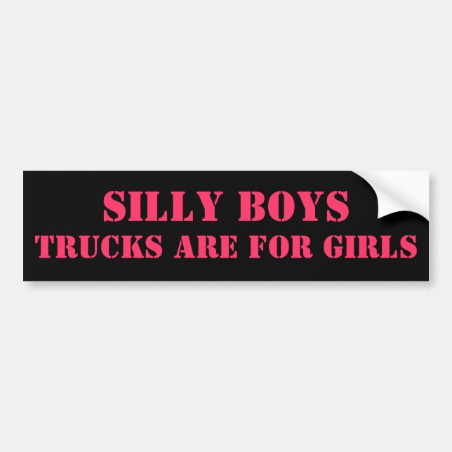 Truck Bumper Sticker (Front)