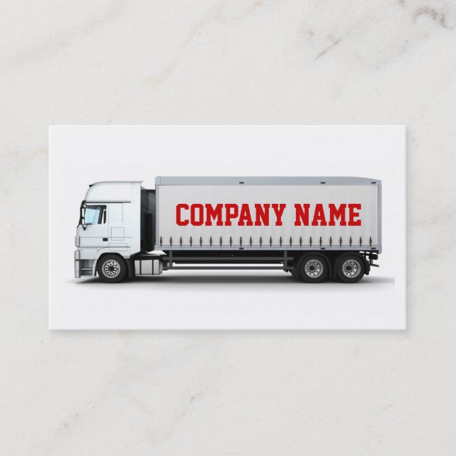 Truck Business Card (Front)